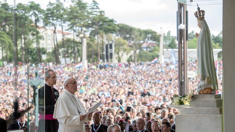 Pope Francis in Fatima, Portugal in 2017