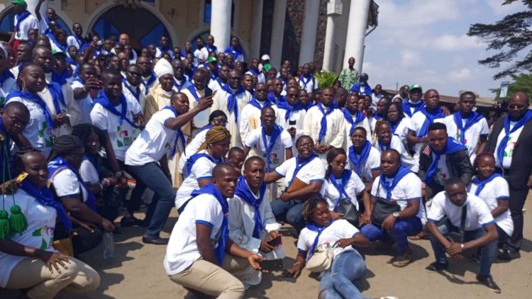 Des jeunes réunis pour le 13ème Forum national de la jeunesse catholique à Pointe Noire (Congo-Brazzaville)