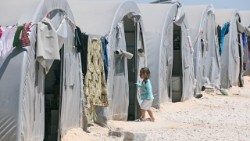 A refugee camp for IDPs in Syria