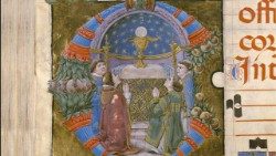 Papež Urban IV. je naprosil sv. Tomaža Akvinskega, ki je bil v Orvietu, naj sestavi besedila za bogoslužje tega velikega praznika.
