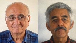 A meggyilkolt Javier Campos és Joaquín Mora mexikói jezsuita atyák 