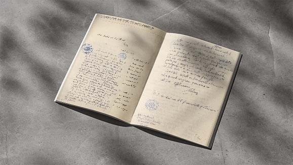 Lettre d'un universitaire espagnol d'"origine israélite" depuis un camp de concentration en Espagne, en 1942.