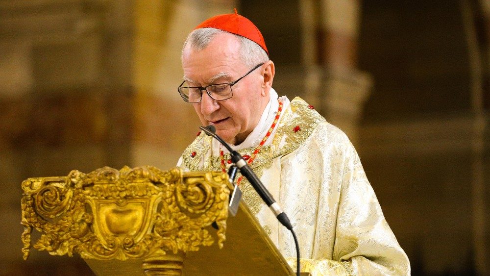 Le cardinal Pietro Parolin à Marseille, le 24 juin 2022. Crédit photo: Gaël Barrera. 