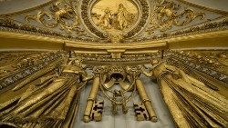 Bazilika sv. Petra vo Vatikáne, detail: kľúče sv. Petra
