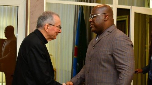 À Kinshasa, le cardinal Parolin appelle à œuvrer pour le bien de la population