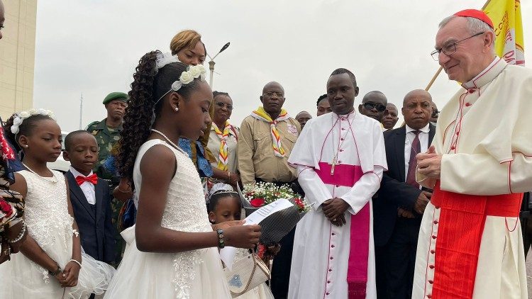 Kardinál Parolin v Konžskej demokratickej republike