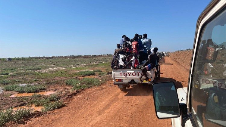 People in a vehicle
