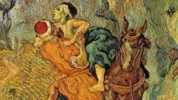 Добрият самарянин,  автор Ван Гог