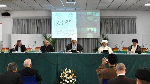 Un'immagine del convegno "Cattolici e sciiti davanti al futuro"