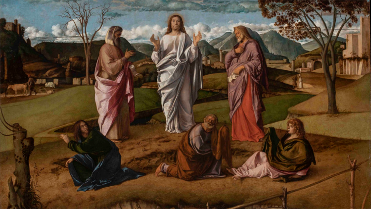 Shndërrimi i Krishtit, Bellini
