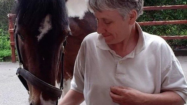 Sr. Mary-Joy with another horse