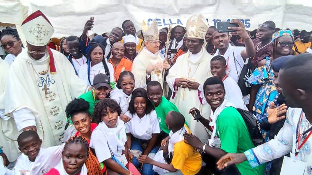 Des participants à la cinquième édition des Journées nationales des jeunes au Cameroun, Ebolowa 2022