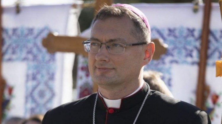 Mgr Visvaldas Kulbokas, nonce apostolique en Ukraine. 