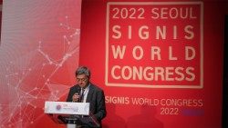 Paolo Ruffini, Präfekt des vatikanischen Kommunikations-Dikasteriums beim Signis Weltkongress in Seoul