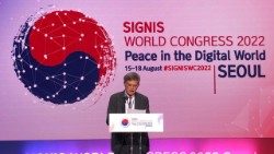 Prefeito Paolo Ruffini no “Congresso Mundial SIGNIS 2022”, Seul 