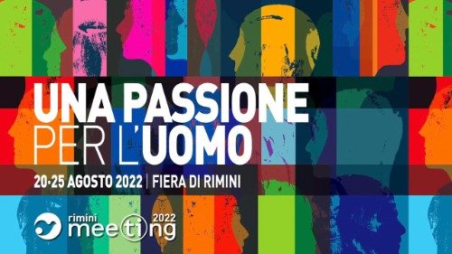 Das Katholikentreffen im italienischen Rimini steht 2022 unter dem Motto „Una passione per l'uomo" - zu Deutsch etwa „Mit Leidenschaft für den Menschen"
