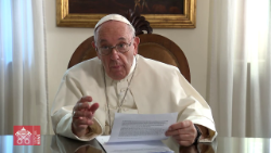 Papst Franziskus in einer Videobotschaft (Archivbild)