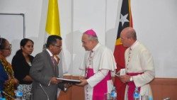 佩納總主教在東帝汶訪問