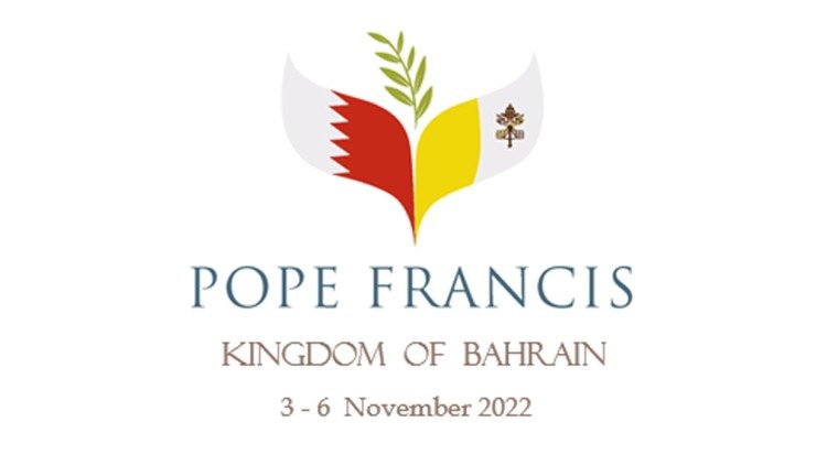 Official logo of Pope's visit to Bahrain
