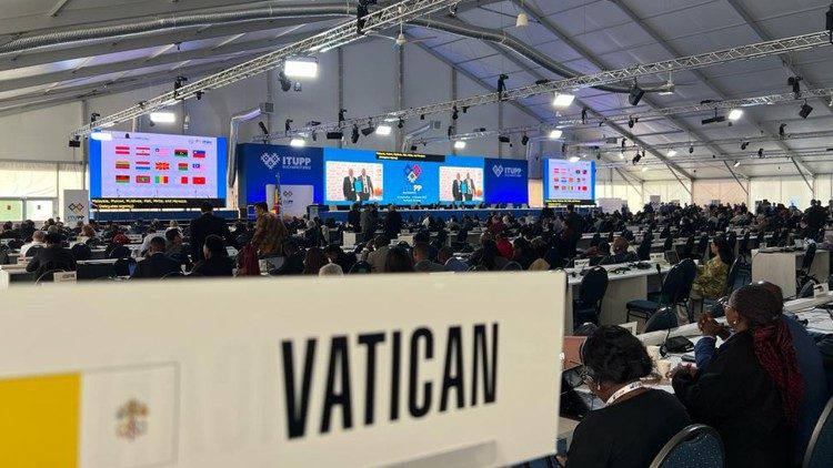 The Vatican stands at the Communications Conference
