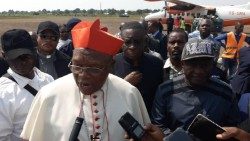 Le cardinal Fridolin Ambongo, archevêque de Kinshasa et président du Sceam