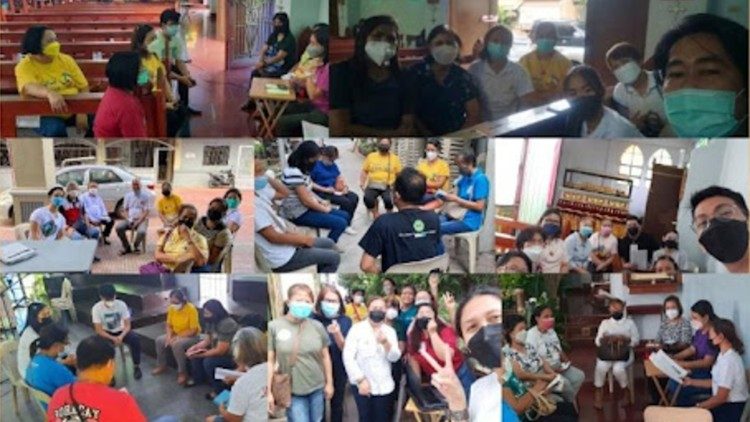 Parish Synodal Consultation with church leaders. Photo from Our Lady of The Sacred Heart Parish – Molino Bacoor Facebook Page.