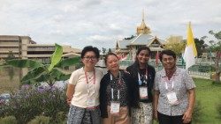 Four laywomen participating in the General Conference of the FABC, Bangkok, 28 October 2022