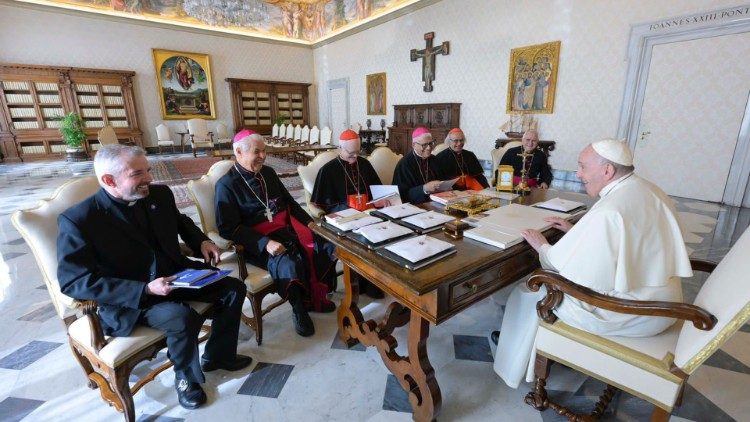 Pope meets with some representatives of CELAM