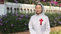 A Irmã Grazia Patthayaporn, ministra dos enfermos de São Camilo
