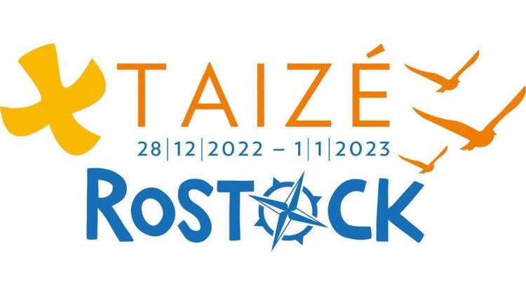 2022.11.23 रोस्टॉक में 45वीं यूरोपीय बैठक तेज़े का लोगो