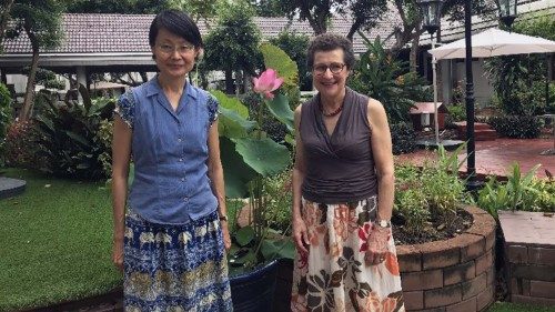 Prof. Susan Pascoe und Dr. Christina Kheng (links) im Oktober 2022 
