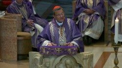 Il cardinale Mario Grech durante l'omelia nella Messa nel duomo di Verona