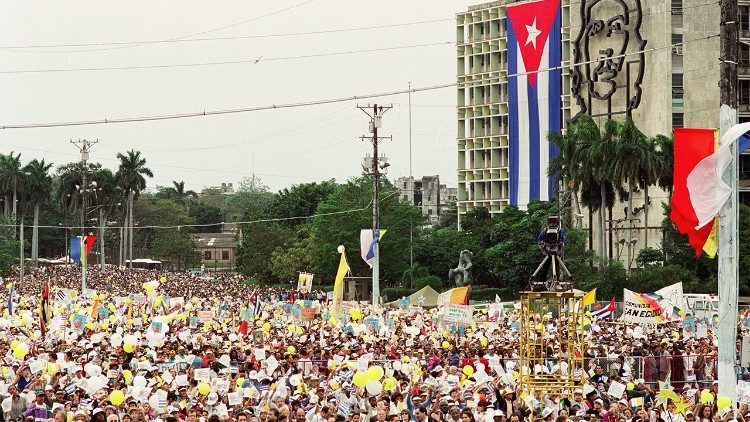 Pope St. John Paul Ii during his Apostolic Journey to Cuba in 1998