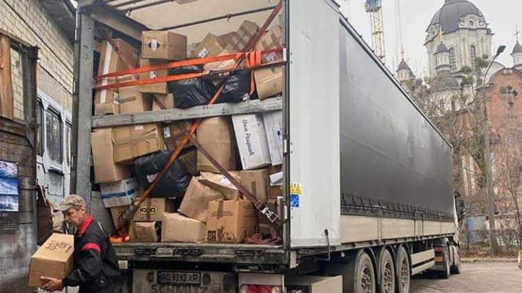 Humanitarian aid arrived in Kharkiv from Rome
