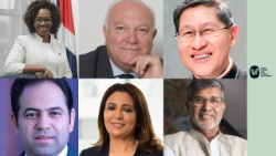I membri della commissione giudicante del Premio Zayed 2023