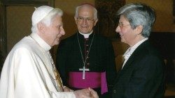 Irmã Gentila Richetti com Bento XVI