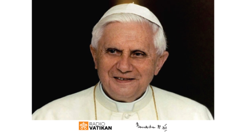 Unser Service: Gedenkbild von Benedikt XVI. 