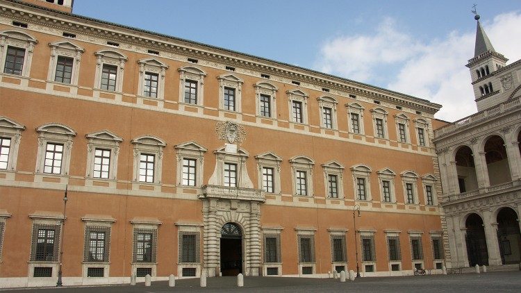 Il palazzo del vicariato a Roma