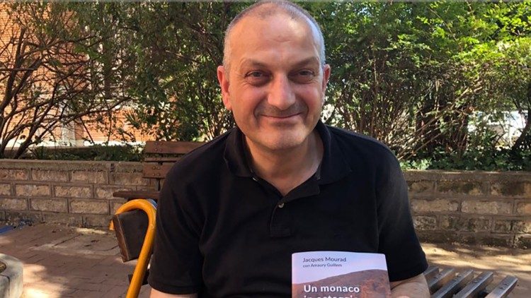 Fr Jacques Mourad in Rome in 2019 for the launch of his book
