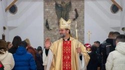 Monsignor Gjergj Meta, vescovo di Rreshen e segretario della Conferenza Episcopale d'Albania