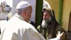 El Papa Francisco con el hermano Biagio Conte