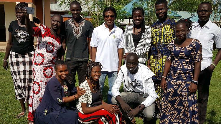 Group of student teachers, Teacher Training College, Yambio