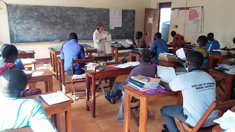 Classroom where aspiring teachers in the Teacher Training College have their lessons