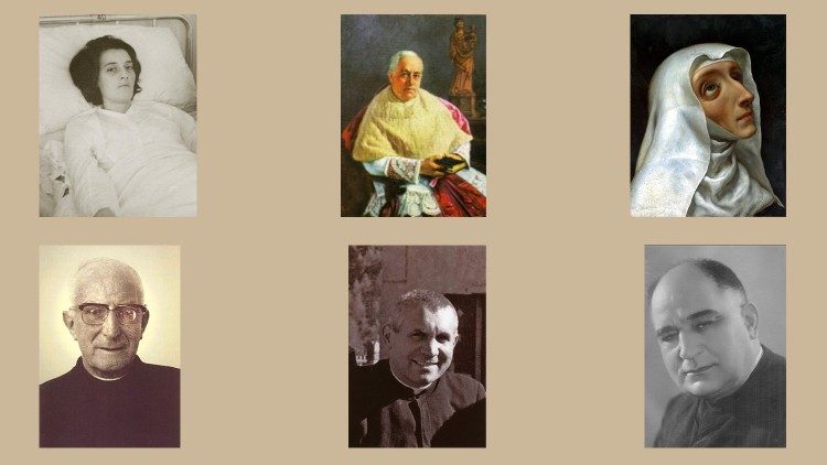 Dekrety w sprawach kanonizacyjnych: 4 kapłanów, mistyczka i świecka