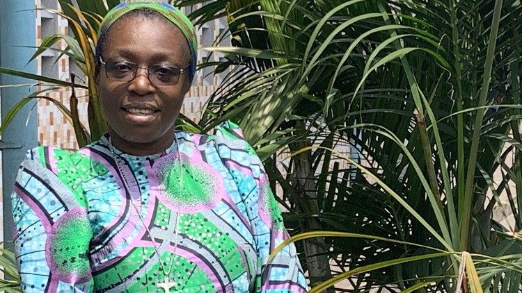 Soeur Lyna Kankana, supérieure des soeurs hospitalières de Kinshasa