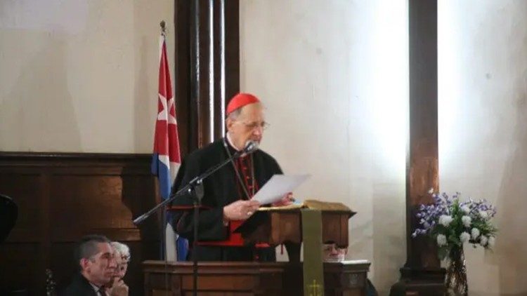 Cardenal Stella en Cuba a los 25 años el Viaje Apostólico de Juan Pablo II