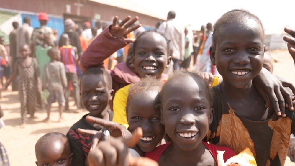 Les enfants du camp de déplacés de Juba.