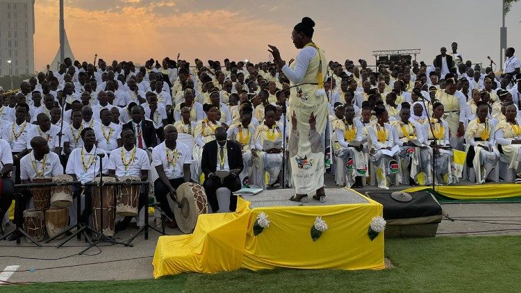 Santa Missa no Mausoléu de “John Garang” 