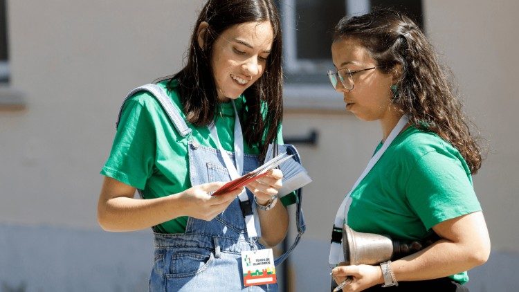 Voluntarios en la JMJ