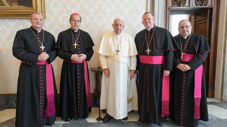 Papa Francisco recebe presidência da CNBB 